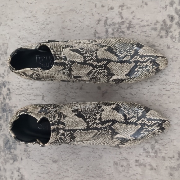 Franco Sarto Shoes - Franco Sarto Snakeskin Heeled Booties
